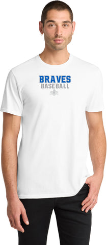 La Conner Braves Baseball T-Shirt- White