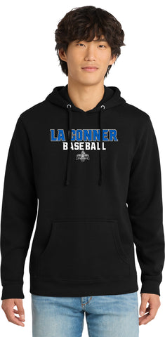 La Conner Baseball Hoodie - Black