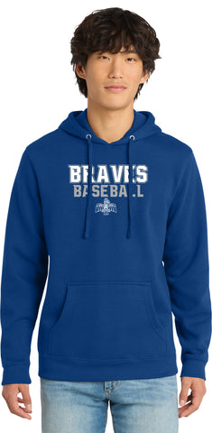La Conner Braves Baseball Hoodie - Royal