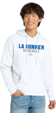 La Conner Baseball Hoodie - White